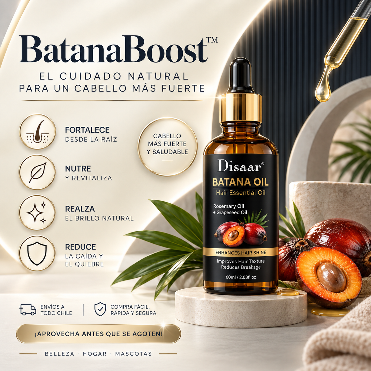 BatanaBoost™ - Aceite Capilar