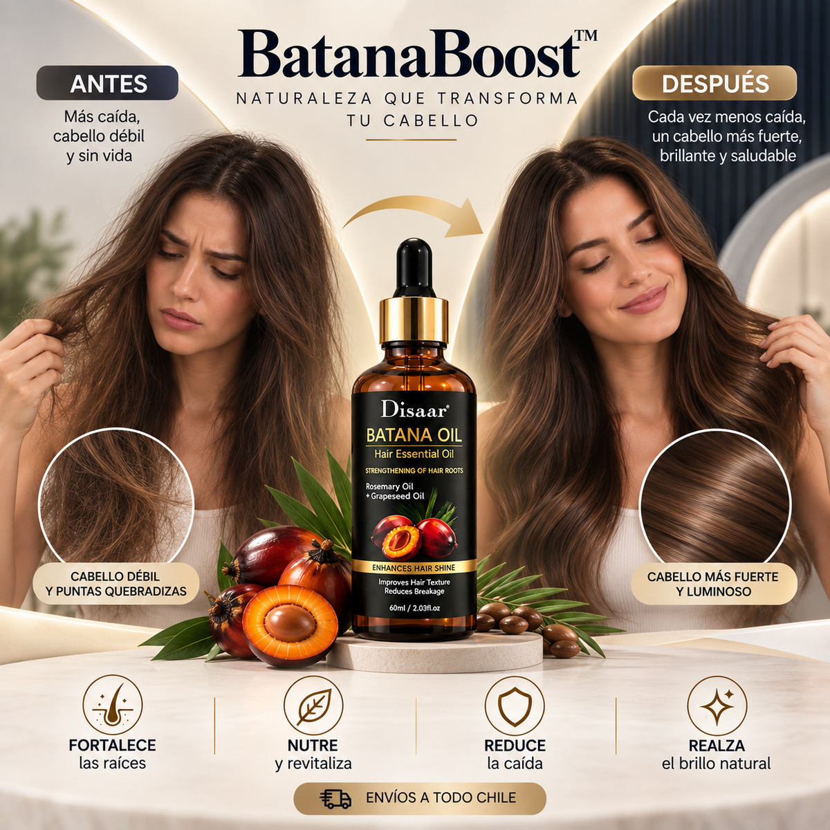 BatanaBoost™ - Aceite Capilar