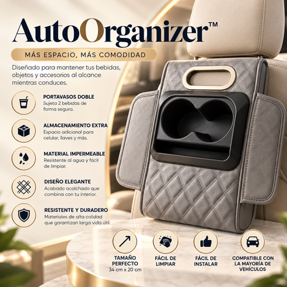 AutoOrganizer™ - Apoyabrazos Organizador de Auto