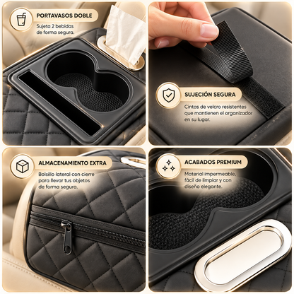 AutoOrganizer™ - Apoyabrazos Organizador de Auto