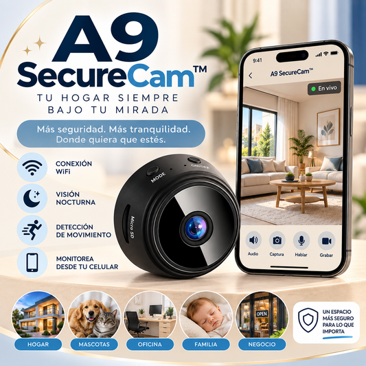 A9 SecureCam™ - Mini Camara de Seguridad